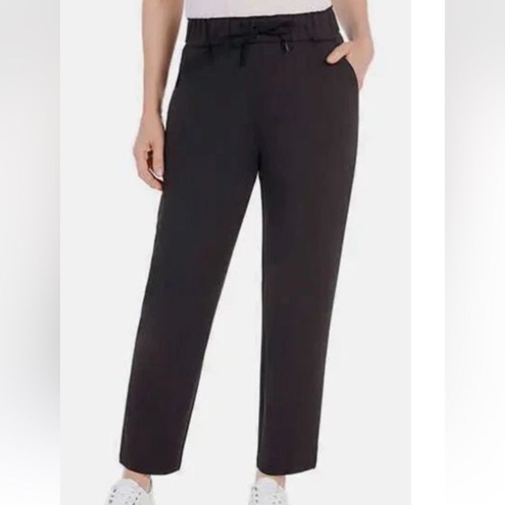 Hilary Radley Women's 4-Way Stretch Pull-On Pants Black Size S Small